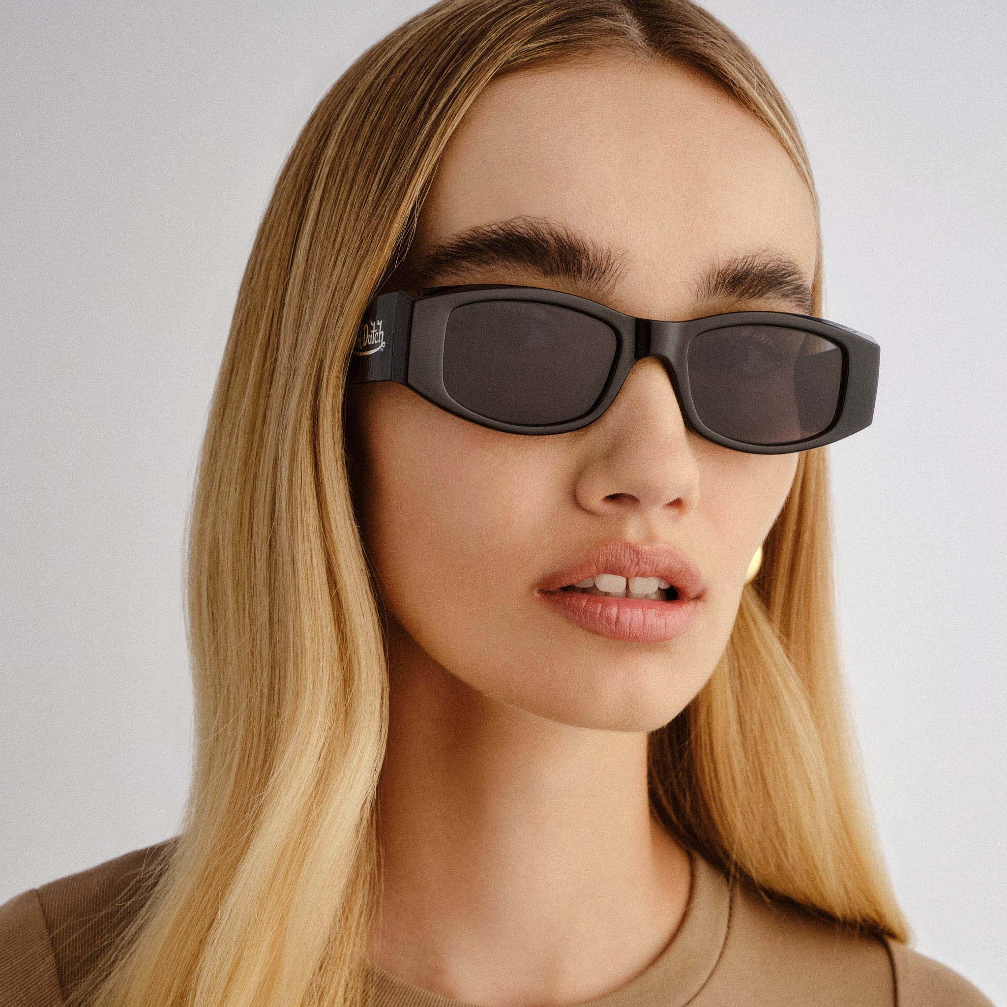 Aire Rehab Black Uni-Sex Rectangle Sunglasses | Eyewear Index
