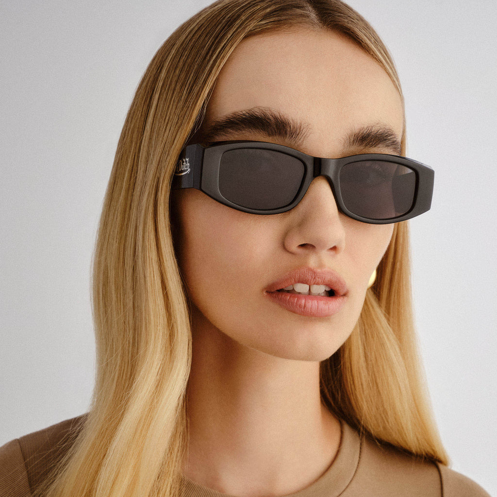 Aire Rehab Black Uni-Sex Rectangle Sunglasses | Eyewear Index