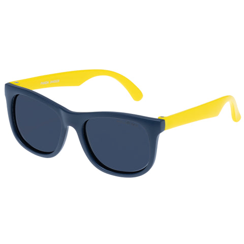 Cancer Council Panda Flexi Infant Matte Navy Yellow Male D-Frame Sunglasses | Eyewear Index