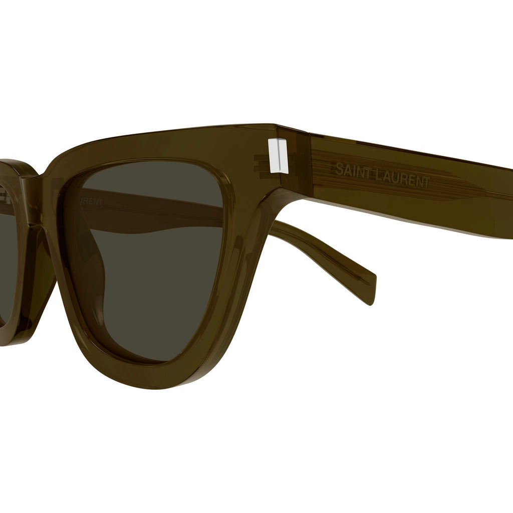 Saint Laurent Sl462sulpice Brown Female Cat-Eye Sunglasses | Eyewear Index