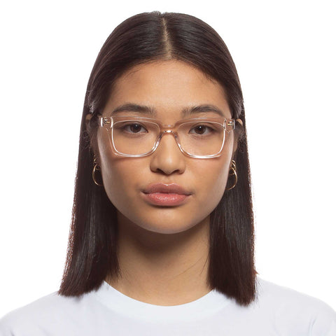 Le Specs Carmansion Sand Uni-Sex D-Frame Optical Frames | Eyewear Index