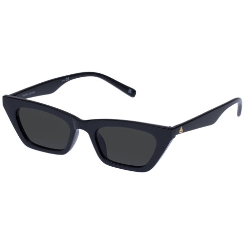 Aire Polaris Black Female Cat-Eye Sunglasses | Eyewear Index