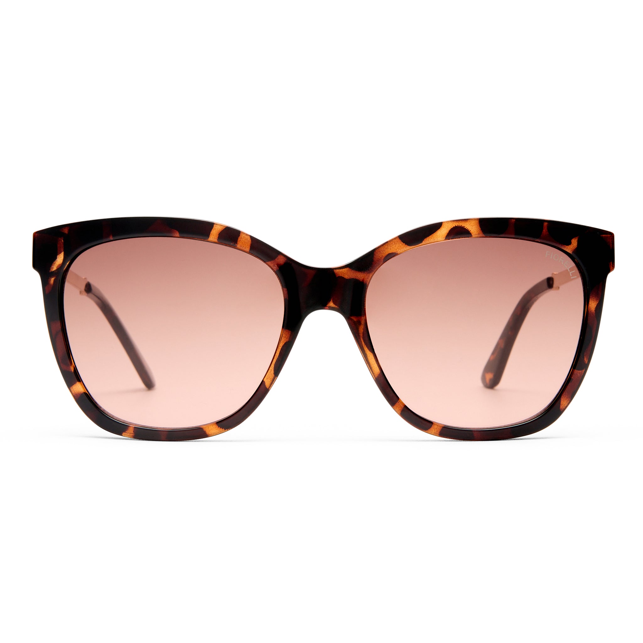 Fiorelli Aurea Crystal Tort Female Cat-Eye Sunglasses | Eyewear Index