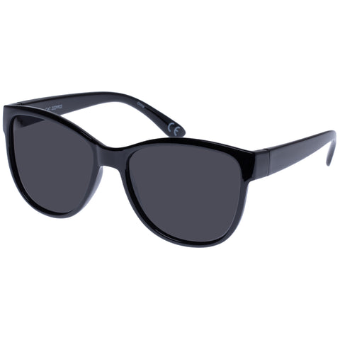 Solarized Glam Cat Black Female Cat-Eye Sunglasses | Eyewear Index