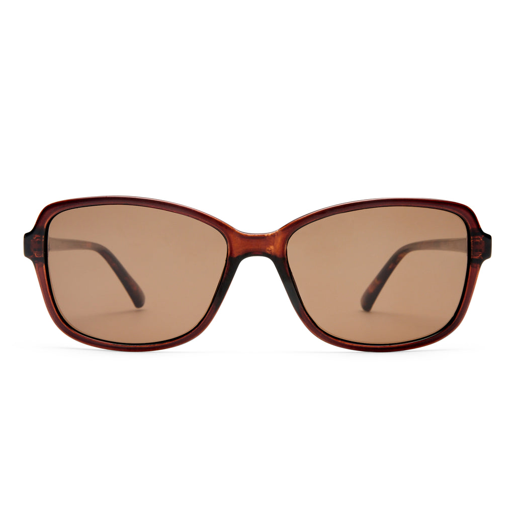 Cancer Council Shoalwater Toffee Brown Female Wrap Sunglasses | Eyewear Index