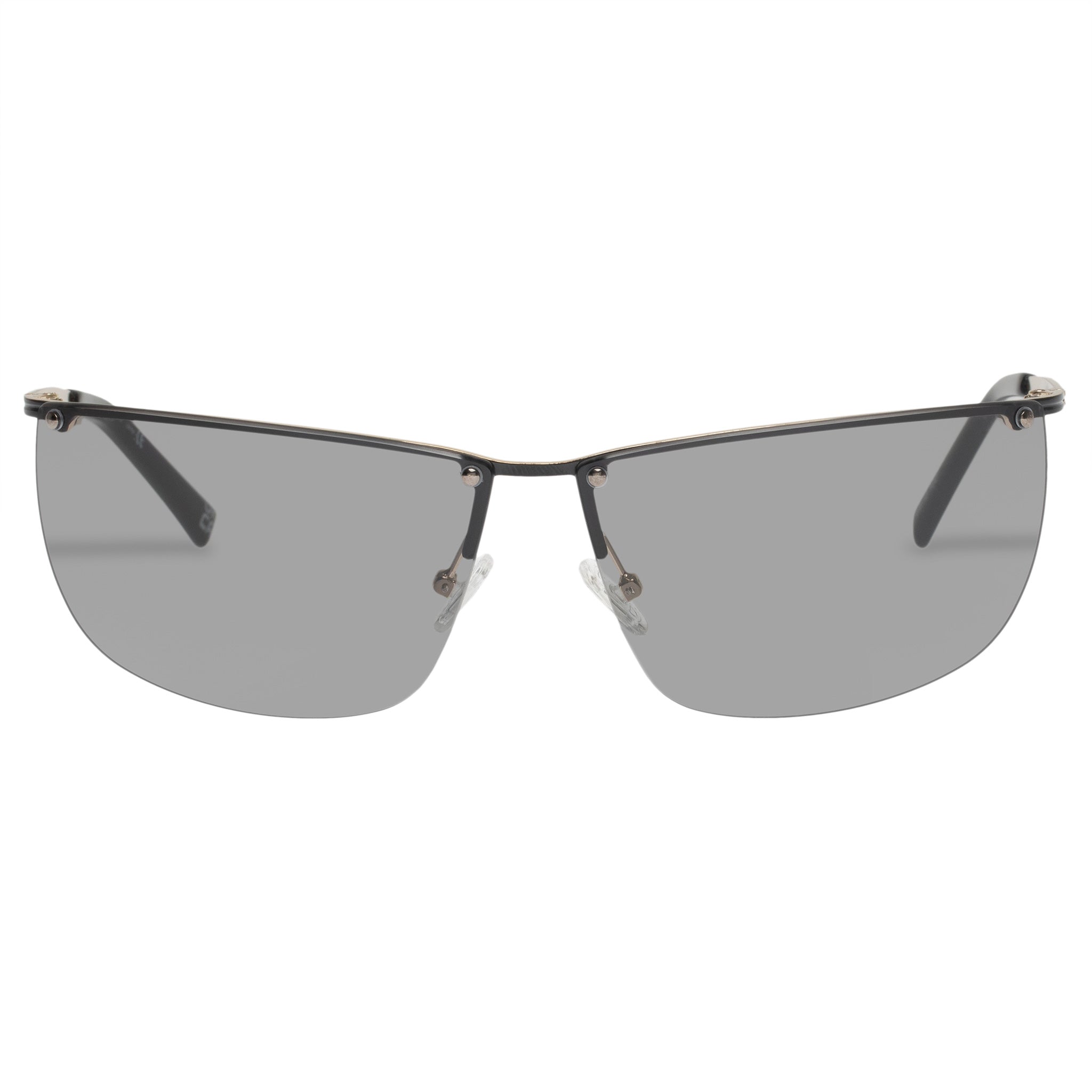 Le Specs Y2ok Black Uni-Sex Wrap Sunglasses | Eyewear Index