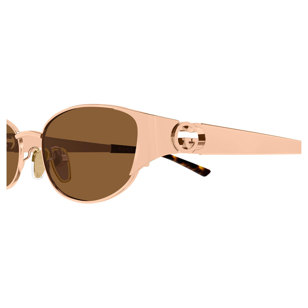 Gucci Gg2197s Gold Female Oval Sunglasses | Eyewear Index