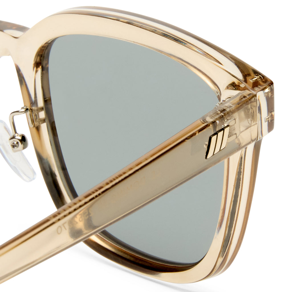 Le Specs Le Domino + Green Tea Female Square Sunglasses | Eyewear