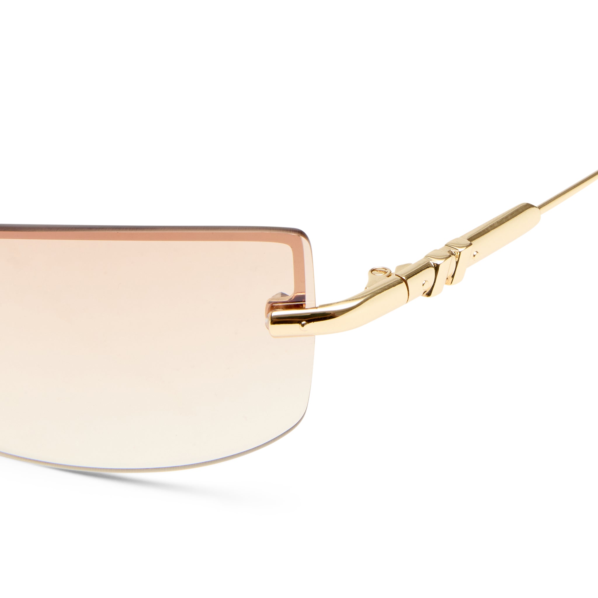 Le Specs Velvetine Gold Uni-Sex Wrap Sunglasses | Eyewear Index