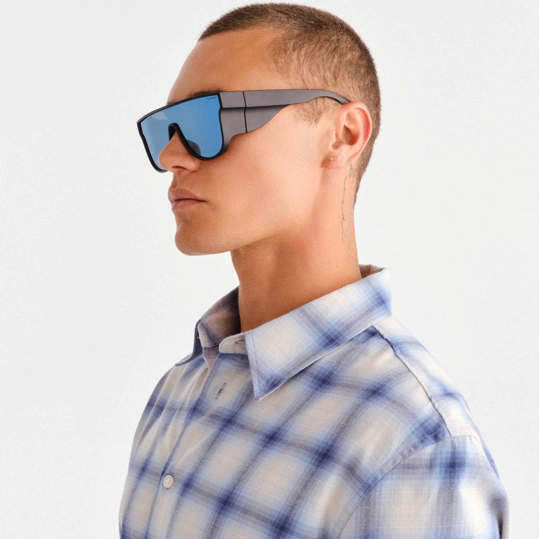 Cancer Council Maleny Matte Black Uni-Sex Shield Sunglasses | Eyewear Index