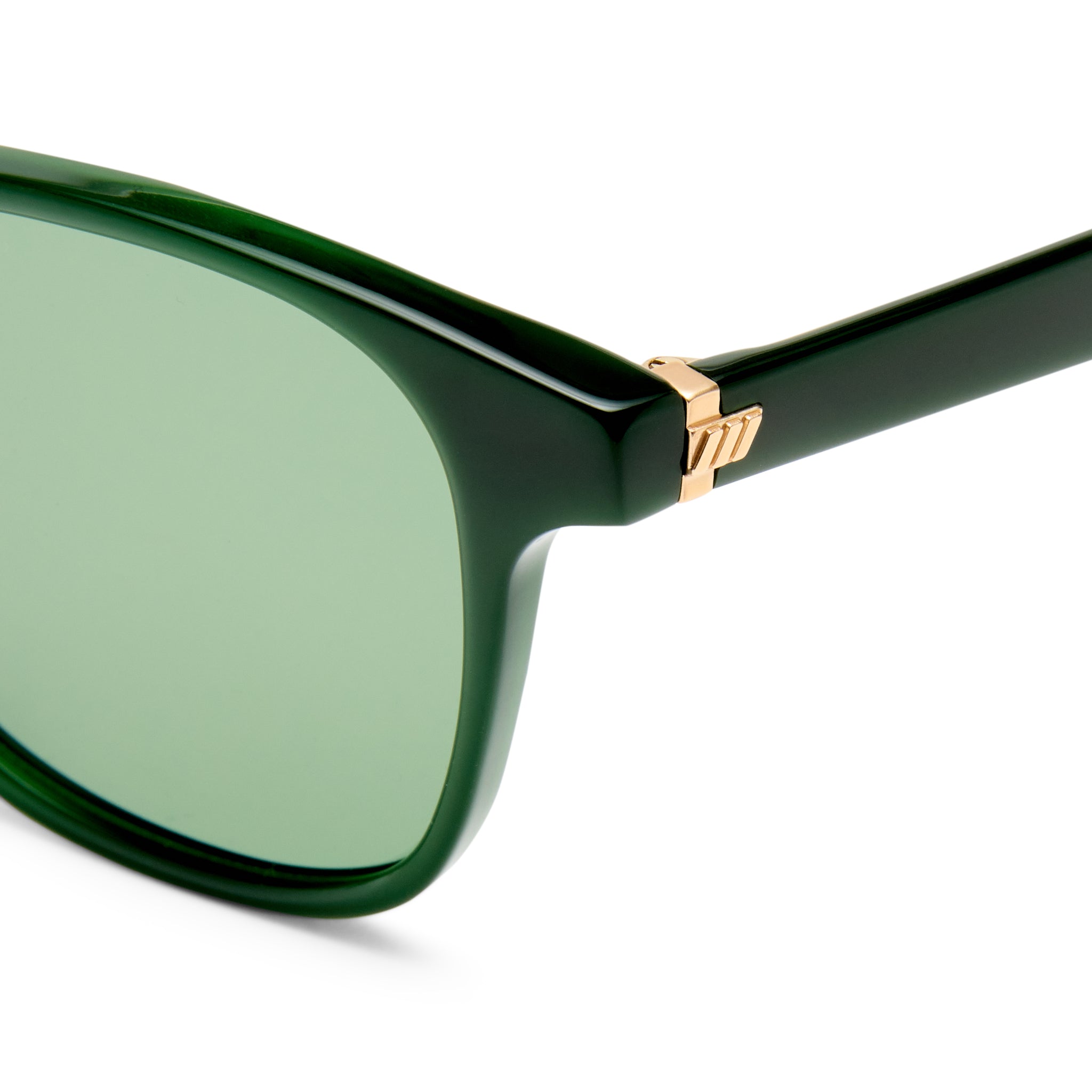 Le Specs Spectral 52 Deep Green Uni-Sex Round Sunglasses | Eyewear Index