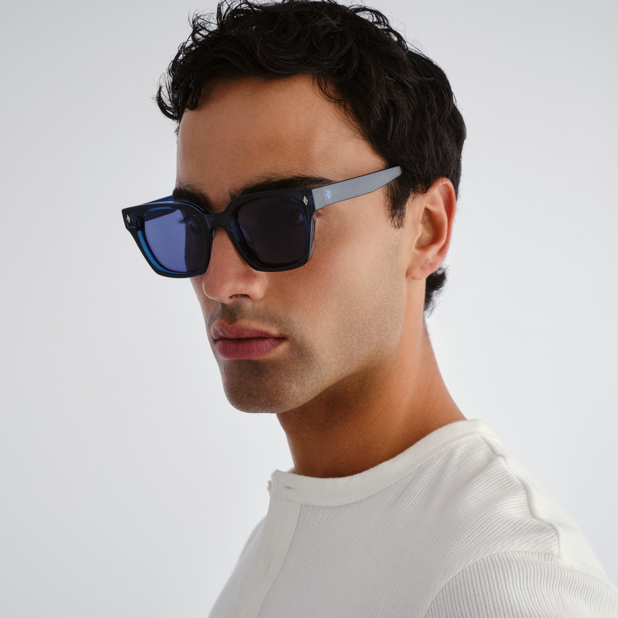 Cancer Council Kingscliff Navy Uni-Sex D-Frame Sunglasses | Eyewear Index