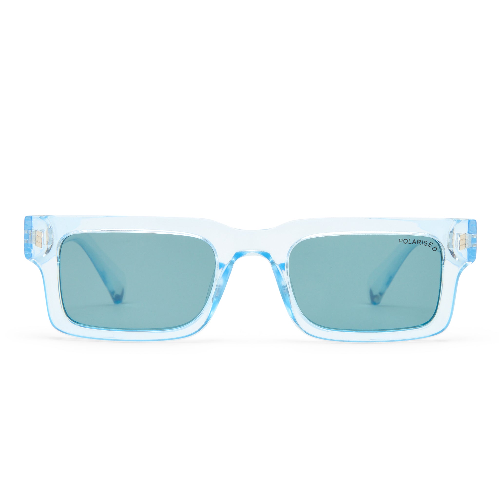 Cancer Council Austinmer Ice Blue Uni-Sex Rectangle Sunglasses | Eyewear Index