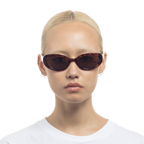 Cancer Council Spencer Dark Tort Female Oval Sunglasses | Eyewear Index