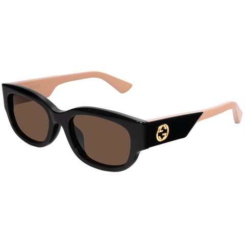 Gucci Gg1667sk Black Female Round Sunglasses | Eyewear Index