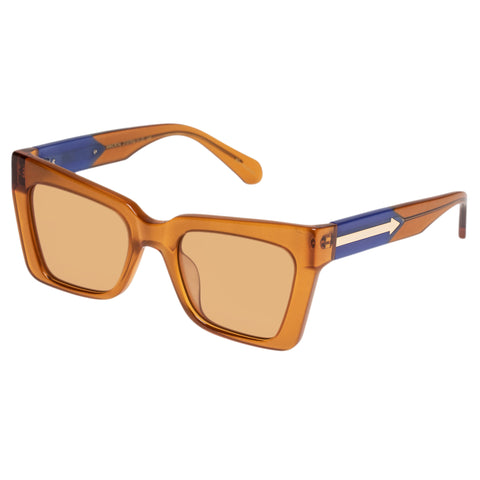 Karen Walker Immortal Saffron Jellybean Female Cat-Eye Sunglasses | Eyewear Index