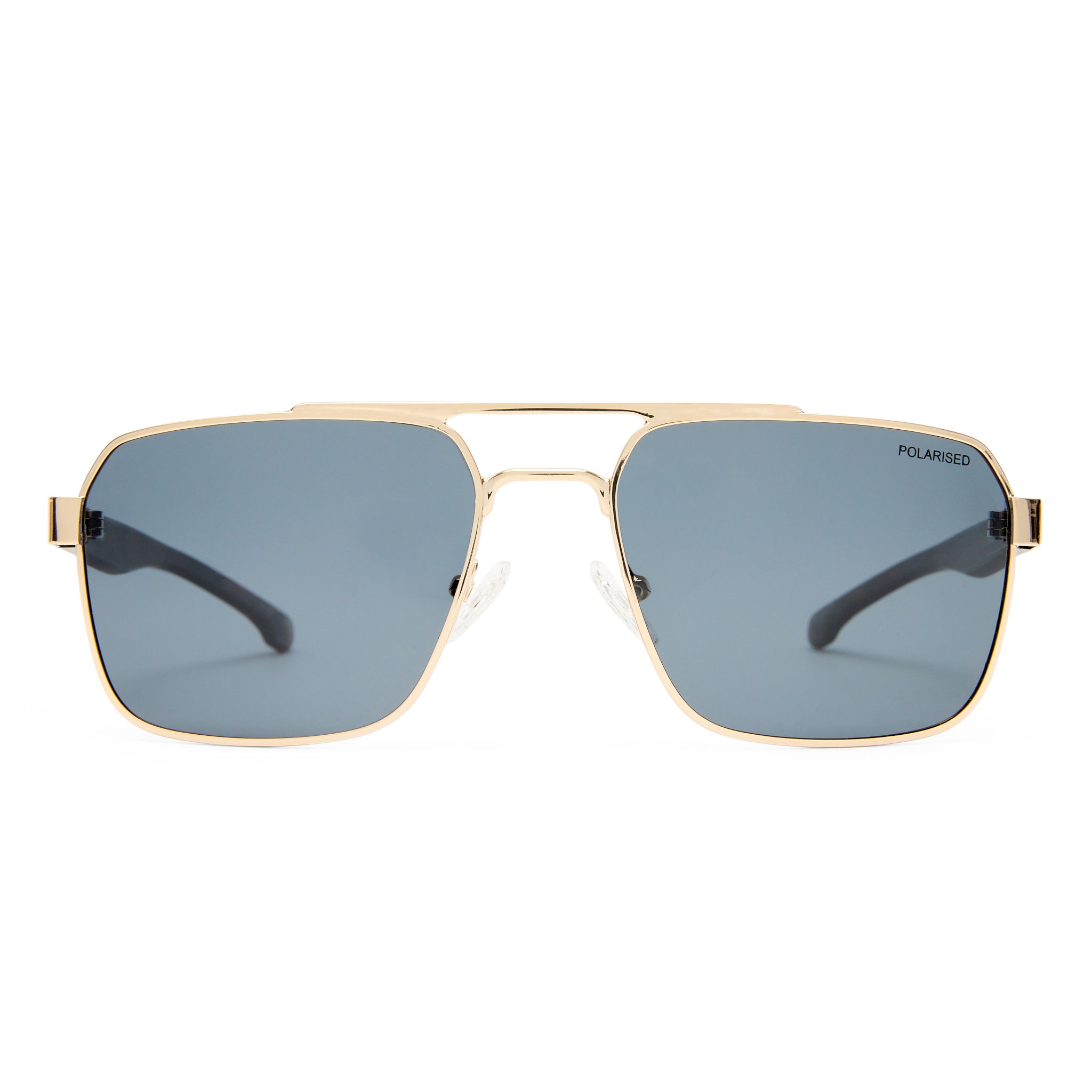 Fish Sandbar Gold Matte Tort Male Aviator Sunglasses | Eyewear Index