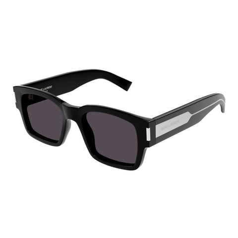 Saint Laurent Sl617 Black Male Rectangle Sunglasses | Eyewear Index