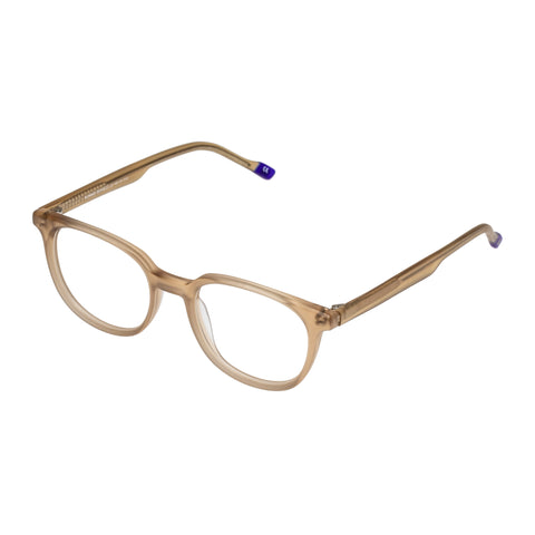 Le Specs Nomad Matte Whiskey Uni-Sex Round Optical Frames | Eyewear Index