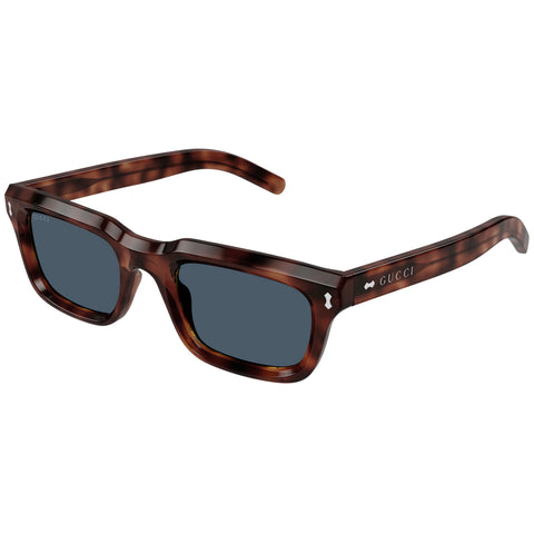 Gucci Gg1524s Havana Male Rectangle Sunglasses | Eyewear Index