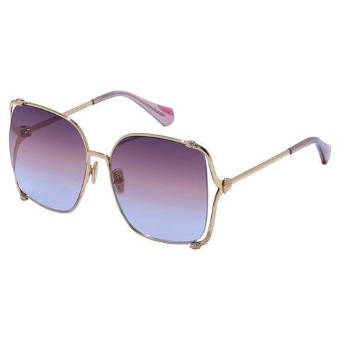 Camilla Too Glam To Give A Damn Gold 2431021 Female Square Sunglasses | Eyewear Index