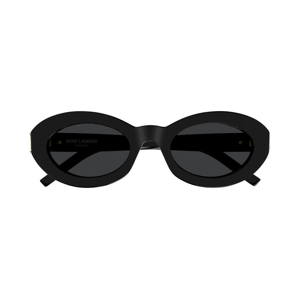 Saint Laurent Slm136f Black Female Round Sunglasses | Eyewear Index