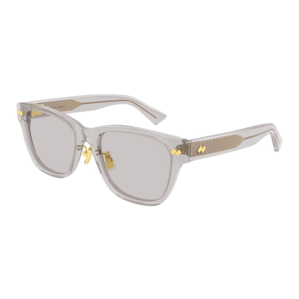Bottega Veneta Bv1402sk Grey Uni-Sex Rectangle Sunglasses