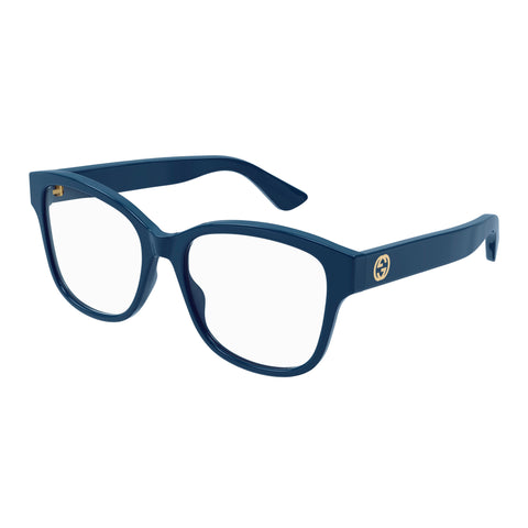 Gucci Gg1340o Blue Female Rectangle Optical Frames | Eyewear Index