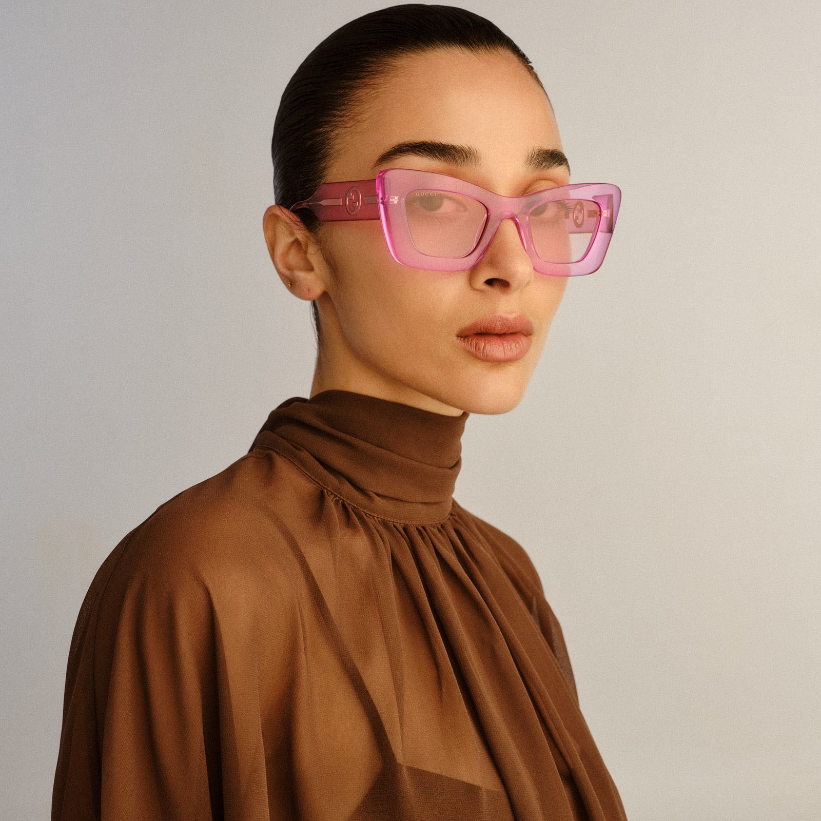 Gucci Gg1552s Red Female Cat-Eye Sunglasses | Eyewear Index