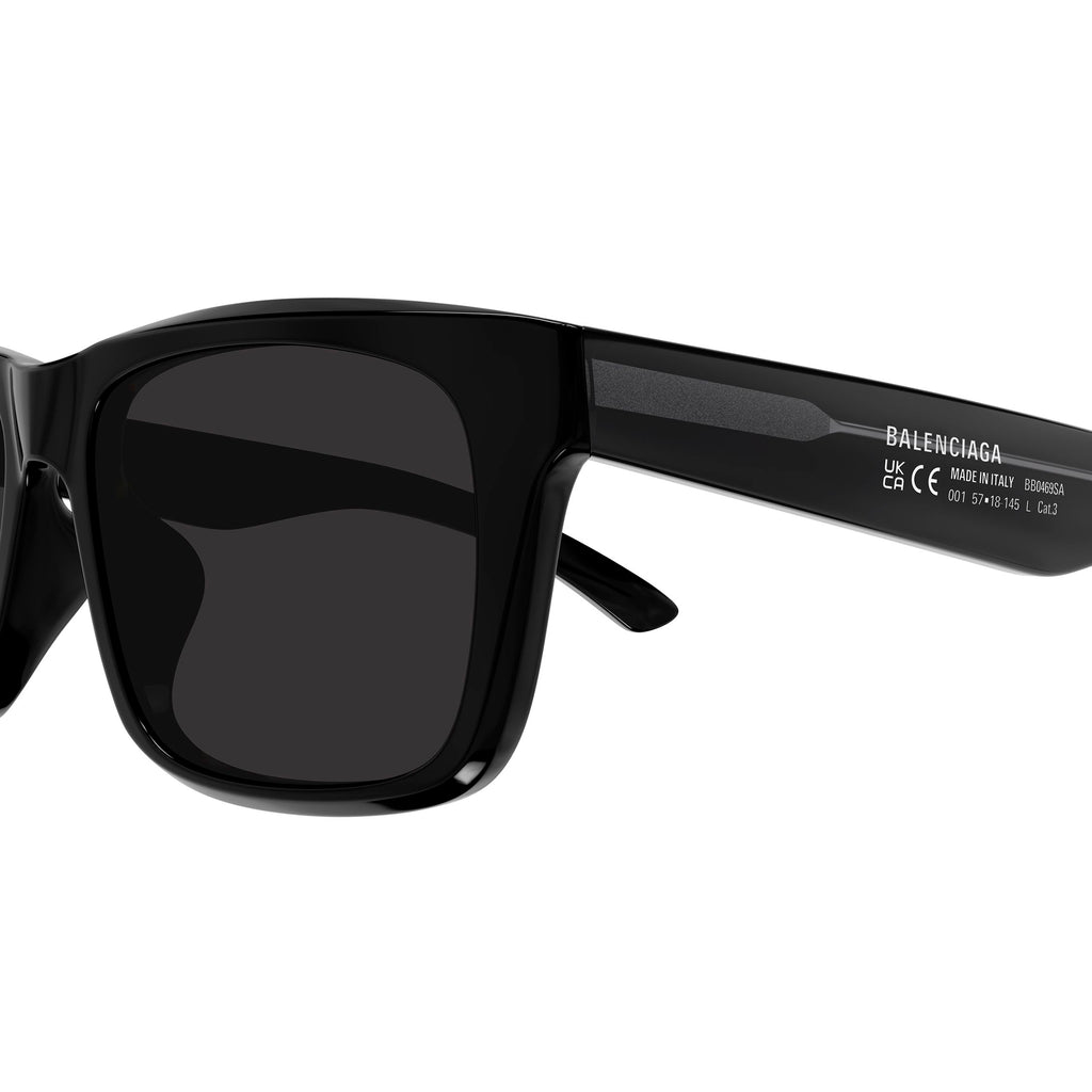 Balenciaga Bb0469sa Black Male Rectangle Sunglasses | Eyewear Index