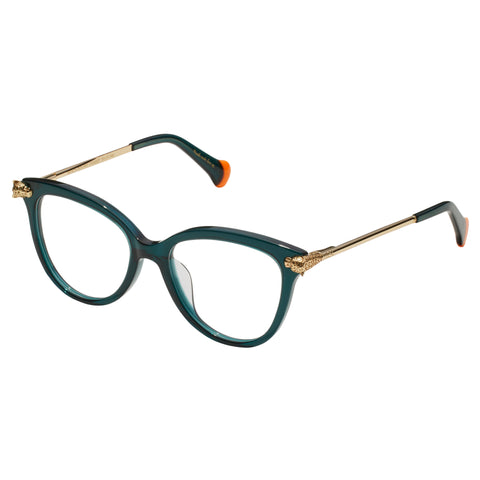 Camilla Beach Bound Bottle Green Female Cat-Eye Optical Frames | Eyewear Index