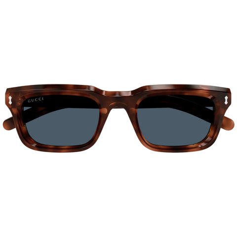 Gucci Gg1524s Havana Male Rectangle Sunglasses | Eyewear Index