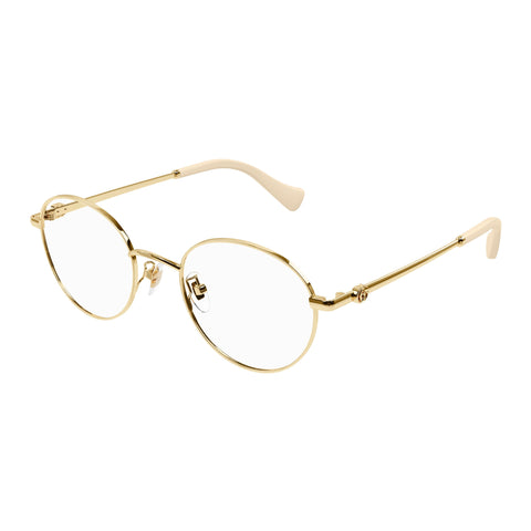 Gucci Gg1472oj Gold Female Round Optical Frames | Eyewear Index