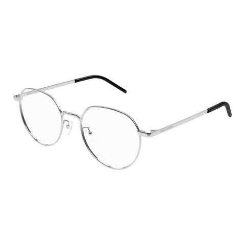 Saint Laurent Sl647f Silver Uni-Sex Round Optical Frames | Eyewear Index