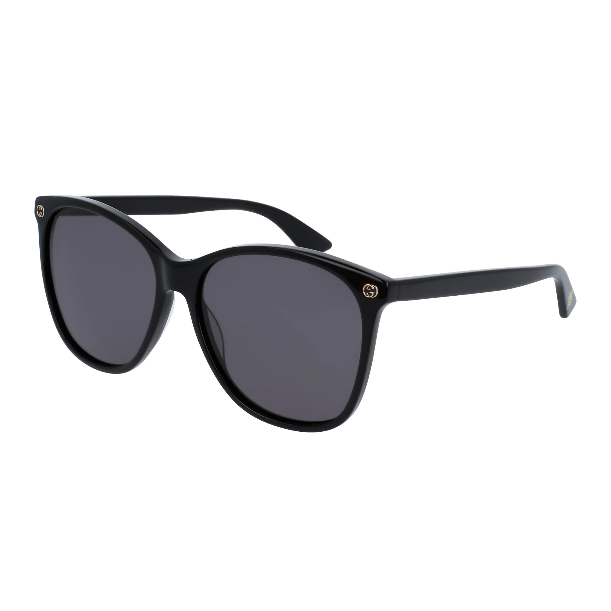 Gucci Gg0024s Black-Black Female Round Sunglasses | Eyewear Index