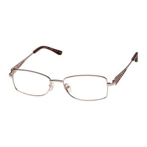 Oroton Chantal Rose Brown Female Rectangle Optical Frames | Eyewear Index