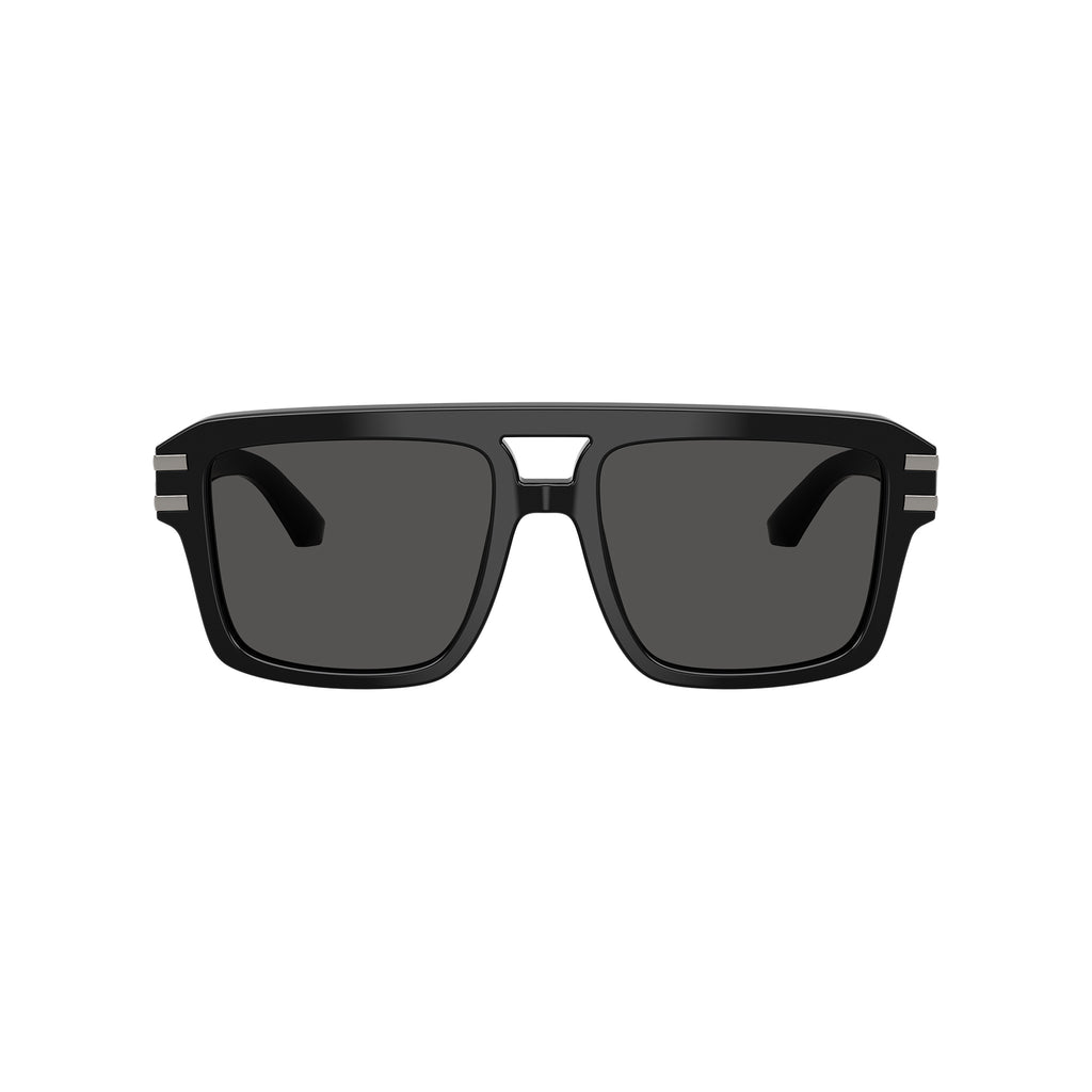 Dolce Gabbana Dg4562 50187 54 Black Uni-Sex Aviator Sunglasses | Eyewear Index