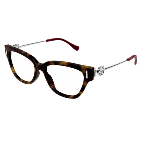 Gucci Gg1205o Havana Female Cat-Eye Optical Frames | Eyewear Index