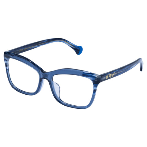 Camilla Utopia Navy Navy Chevron Female Cat-Eye Optical Frames | Eyewear Index