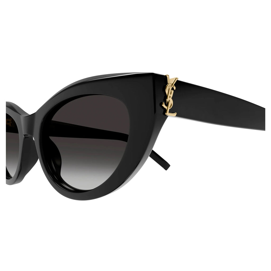 Saint Laurent Slm115 Black Female Cat-Eye Sunglasses | Eyewear Index