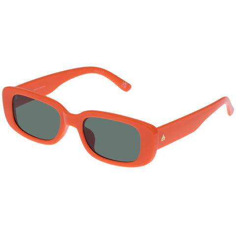 Aire Ceres Neon Orange Uni-Sex Rectangle Sunglasses | Eyewear Index