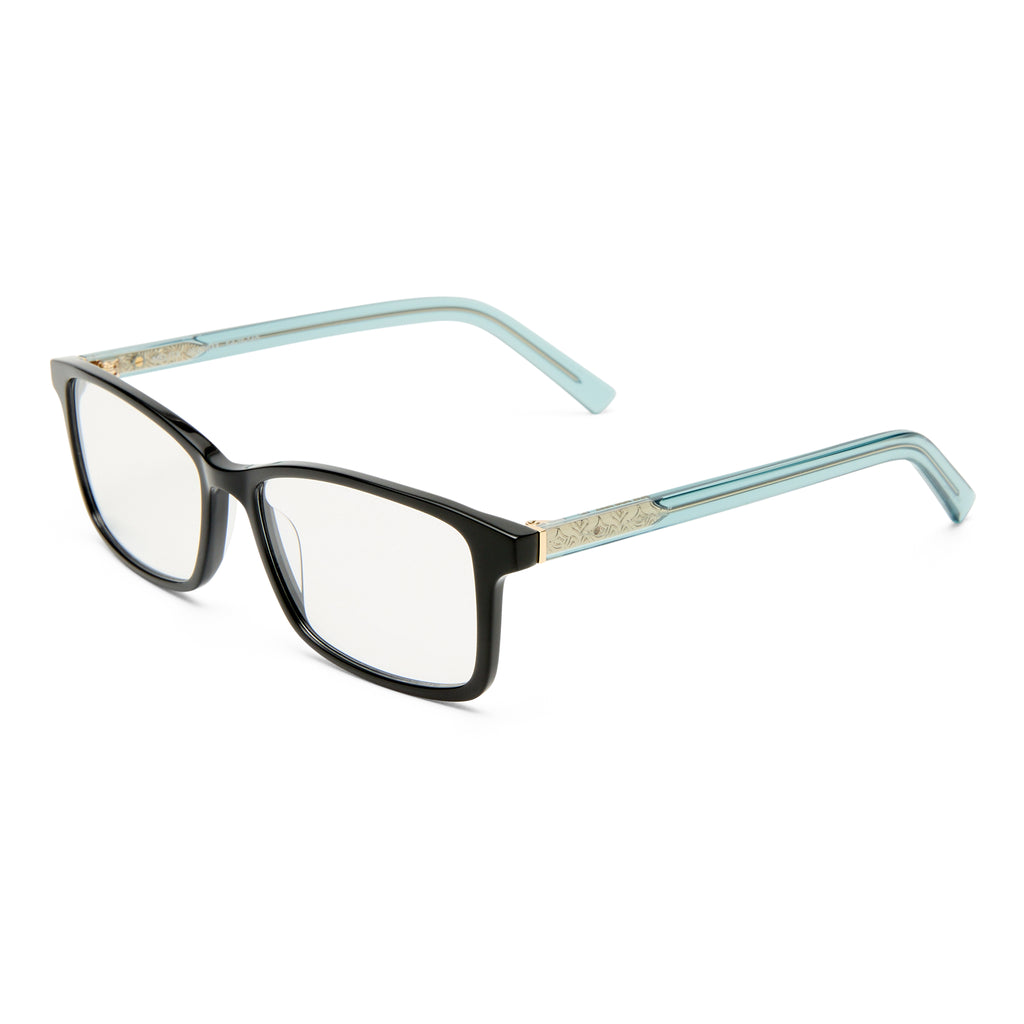 Oroton Melita Black Seaspray Female D-Frame Optical Frames | Eyewear Index