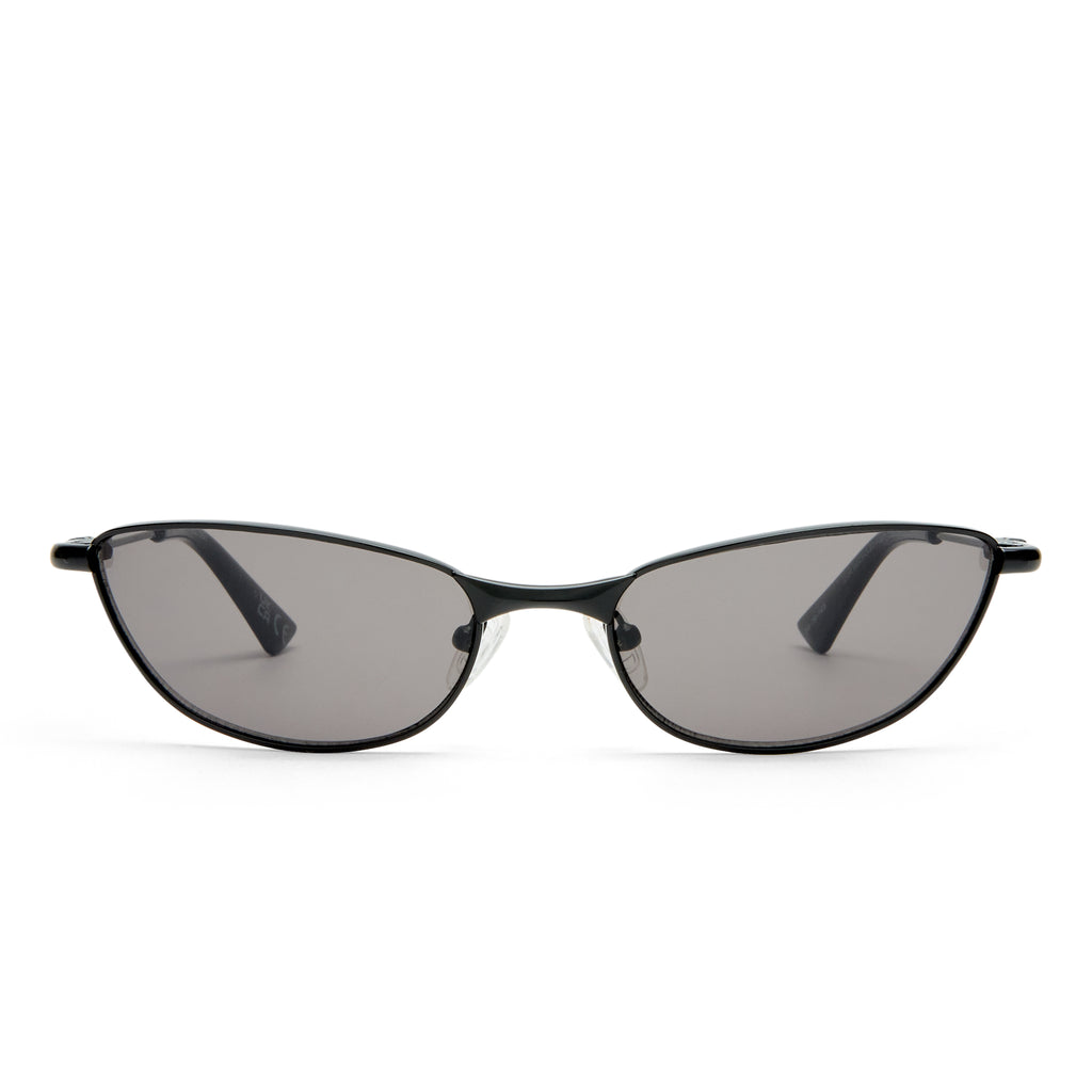 Le Specs Thorned Black Uni-Sex Oval Sunglasses | Eyewear Index