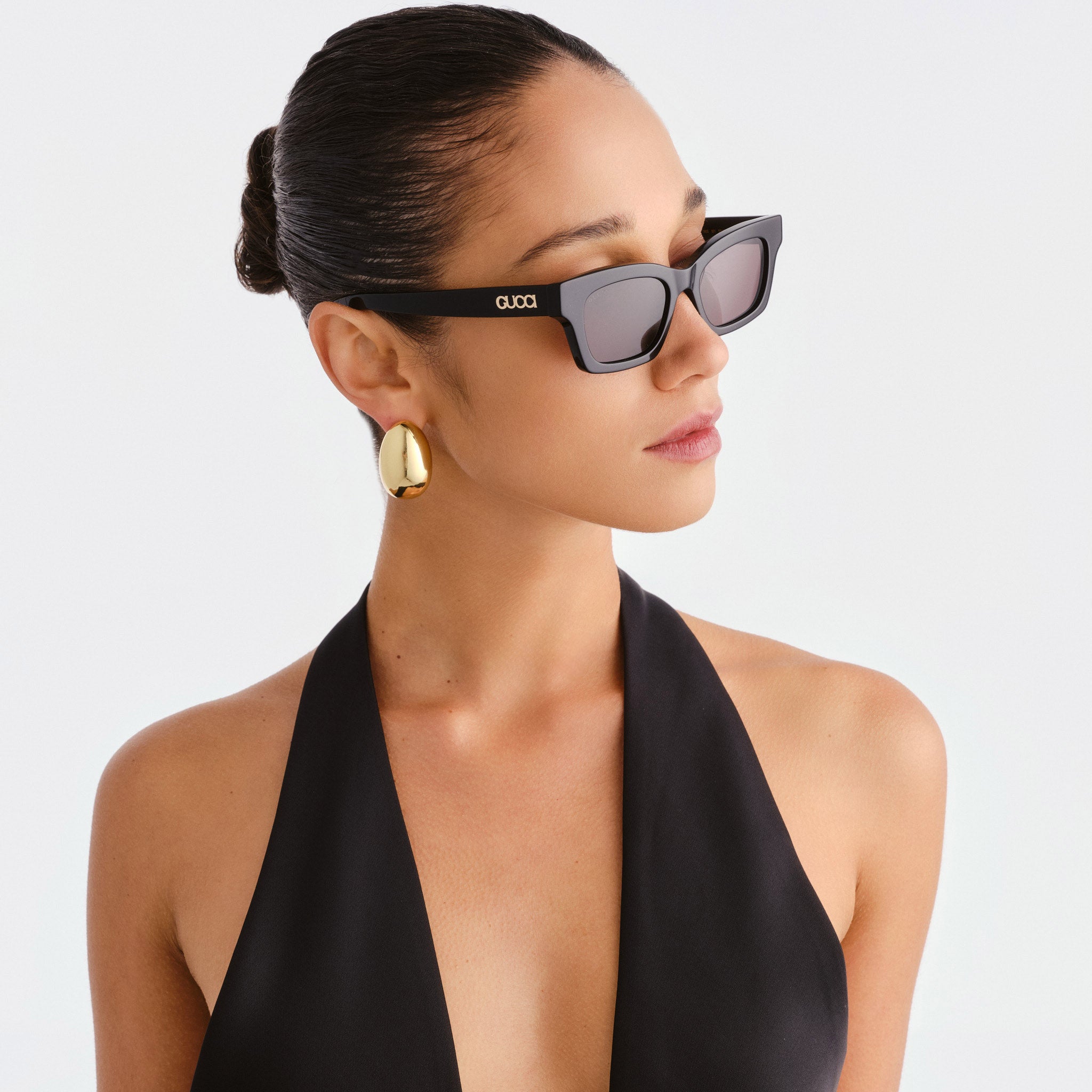 Gucci Gg1790s Black Female Cat-Eye Sunglasses | Eyewear Index