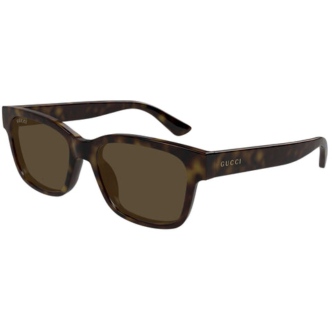 Gucci Gg1716s Havana Male Rectangle Sunglasses | Eyewear Index