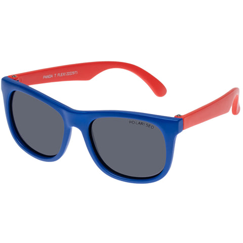 Cancer Council Panda Flexi Infant Electric Blue Red Male D-Frame Sunglasses | Eyewear Index