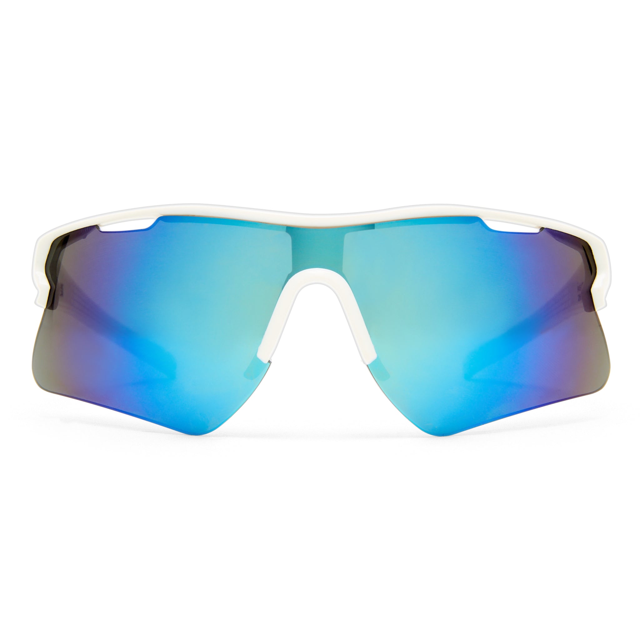 Solarized Astro Wrap White Male Wrap Sunglasses | Eyewear Index