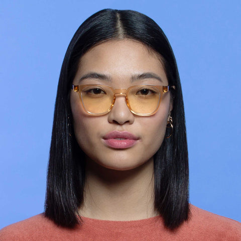 The Book Club Twelve Hungry Bens Stone Uni-Sex D-Frame Readers | Eyewear Index