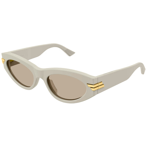 Bottega Veneta Bv1189s White Female Cat-Eye Sunglasses | Eyewear Index