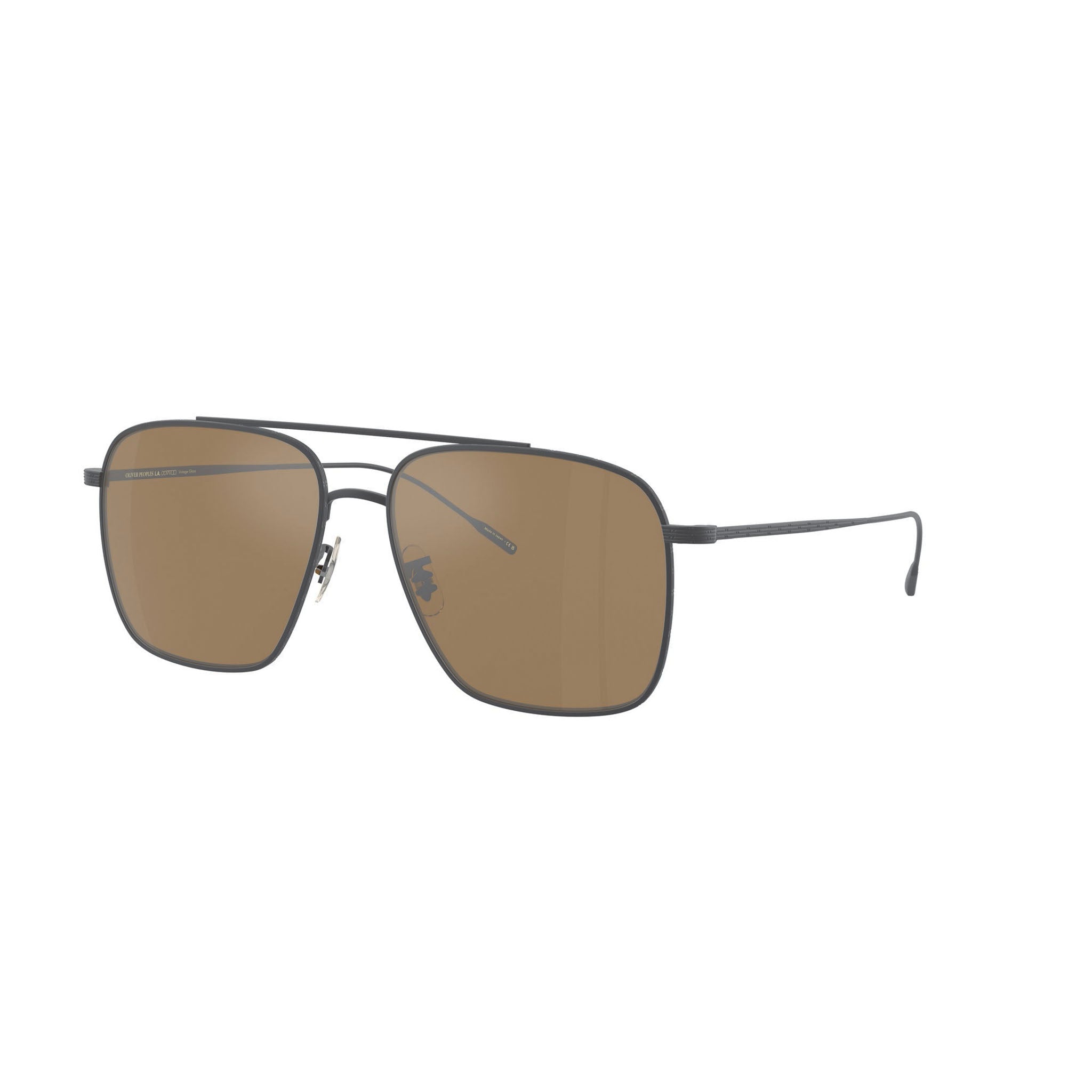Oliver Peoples 1320st 5062g8 Dresner Matte Black Uni-Sex Aviator Sunglasses | Eyewear Index